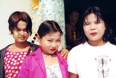 Postcard Flirtatious Girls in Bago