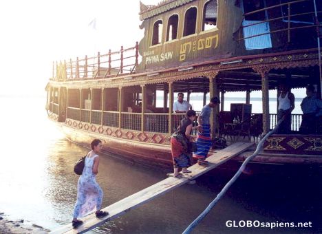 Postcard An Irrawaddi Sunset Cruise