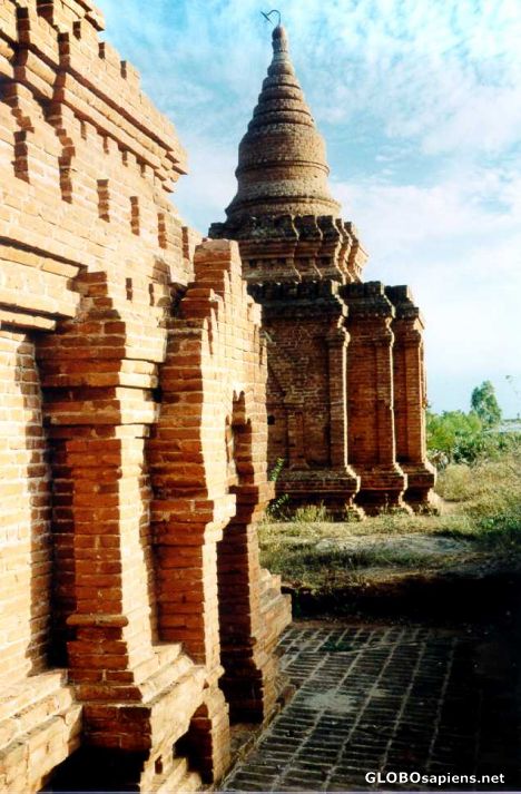 Postcard Loka-Nat Temple, Pagan, Burma