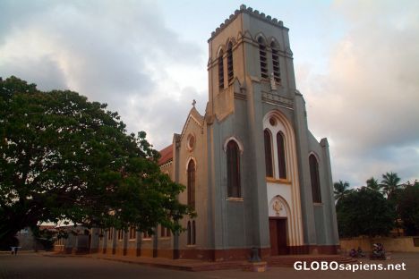 Postcard Ouidah - the Catholic Cathedral