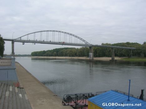 Postcard Bridge over the River Sozh
