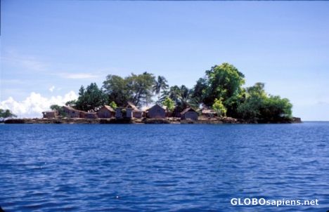 Postcard Langa-Langa Lagoon