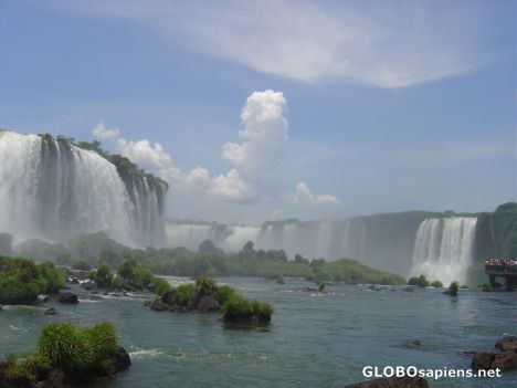 Postcard Iguassu falls
