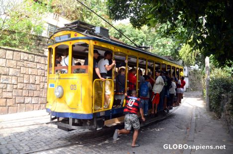 Postcard Rio de Janeiro (BR) - the tram
