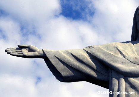 Postcard Rio de Janeiro (BR) - an arm of an icon
