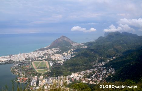 Postcard Rio de Janeiro (BR) - view of Ipanema & Leblon