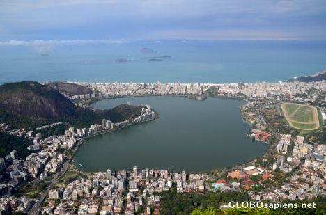 Postcard Rio de Janeiro (BR) - Lago Rodrigo de Freitas