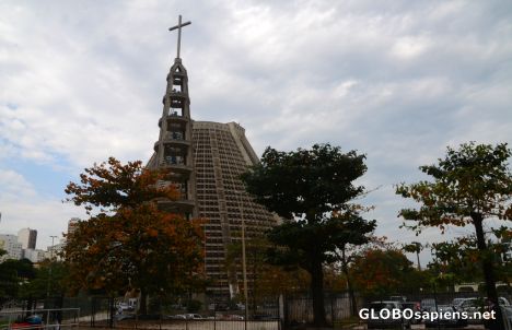 Postcard Rio de Janeiro (BR) - the new cathedral