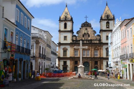 Postcard Salvador de Bahia (BR) - Cruiseiro square