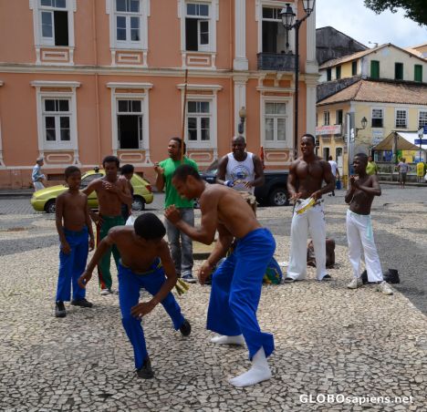 Postcard Salvador de Bahia (BR) - capoeira practice 2