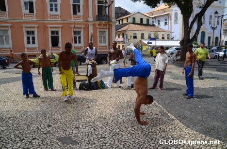 Postcard Salvador de Bahia (BR) - capoeira practice 3