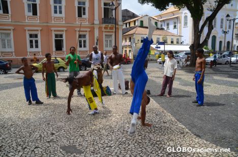 Postcard Salvador de Bahia (BR) - capoeira practice 4