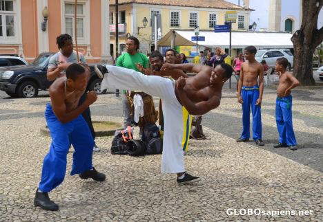 Postcard Salvador de Bahia (BR) - capoeira practice 5