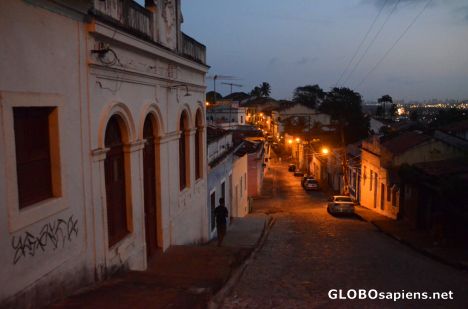 Postcard Olinda, PE (BR) - old town at night 1