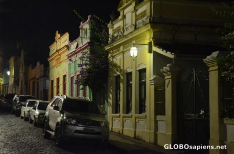 Postcard Olinda, PE (BR) - old town at night 3