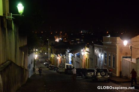 Postcard Olinda, PE (BR) - old town at night 5