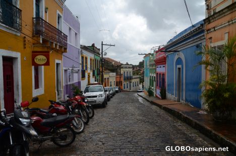 Postcard Olinda, PE (BR) - a narrow street