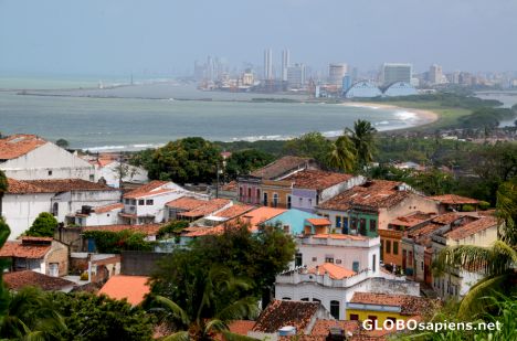 Postcard Olinda, PE (BR) - a view from Praca Se