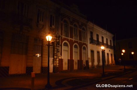 Postcard Sao Luis, MA (BR) - street at night