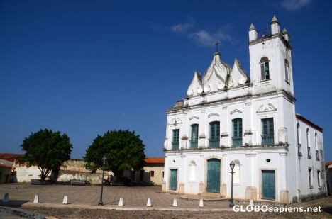 Postcard Sao Luis, MA (BR) - a white church