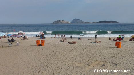 Postcard Ipanema beach