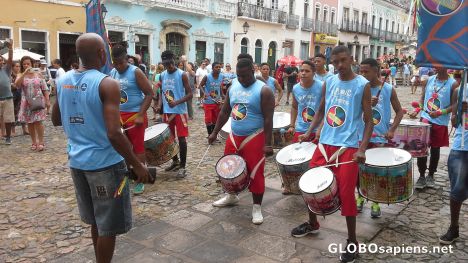 Postcard Drummers from Salvador