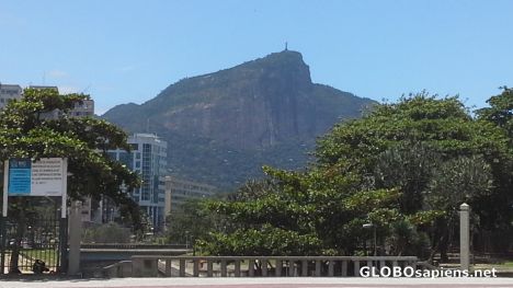Postcard Corcovado from the distance