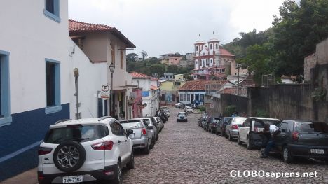 Postcard Cobbled street in Sabara