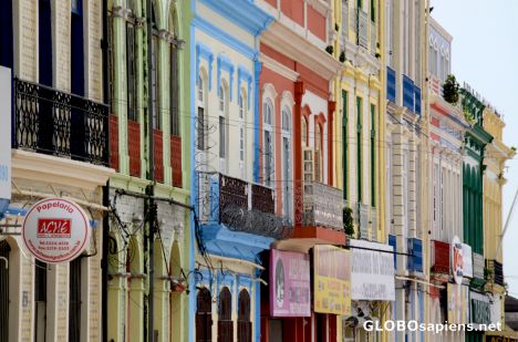 Postcard Belem, PA (BR) - colourful facades
