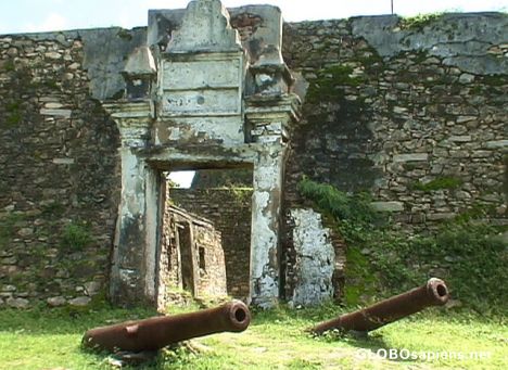 Postcard Fort Remedios gate