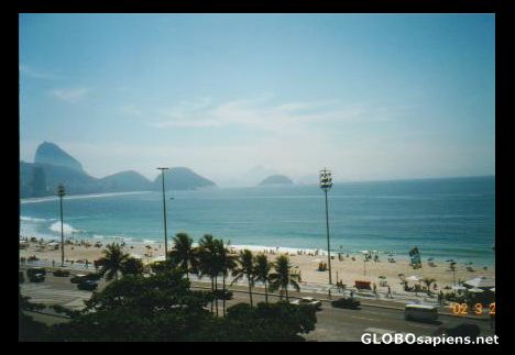 Postcard Copacabana Beach