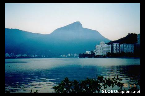Postcard Lagoa de Rodrigo de Freitas