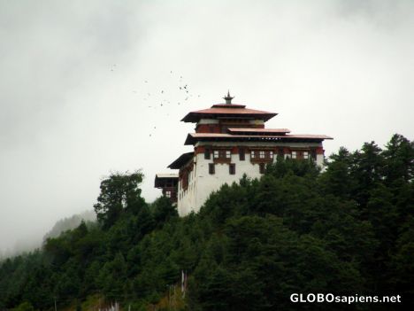 Postcard View over Jakar Dzong