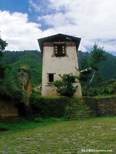 Postcard Drukgyel Dzong 2