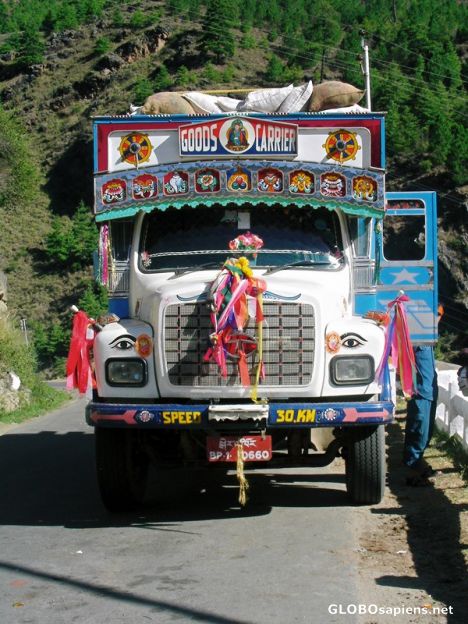 Postcard Tata Truck