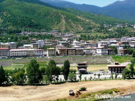 Postcard View of Thimphu