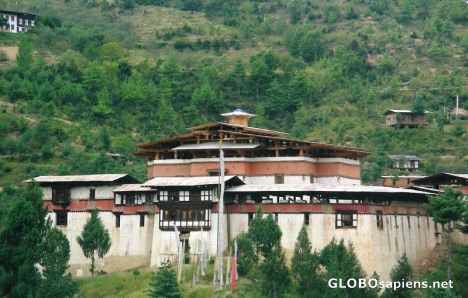 Postcard Simkokha Dzong