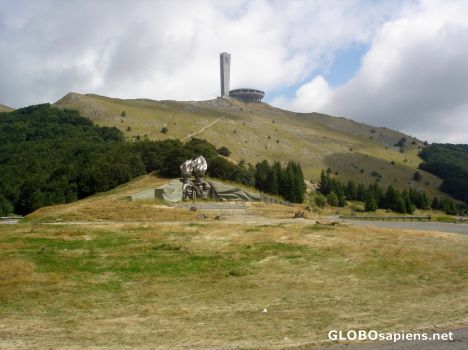 Postcard Buzludzha monument