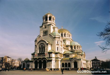 Postcard alexander nevsky cathedral