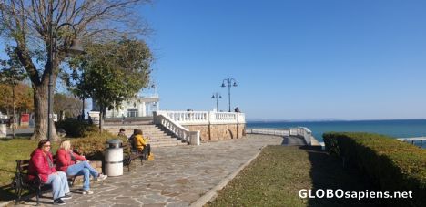 Postcard Coastal park in Burgas