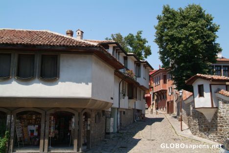Postcard Plovdiv - Old Town's main street