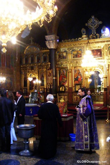 Postcard Orthodox priests