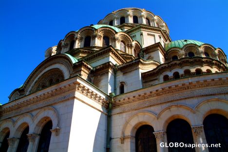 Postcard Domes of Nevsky Cathedral