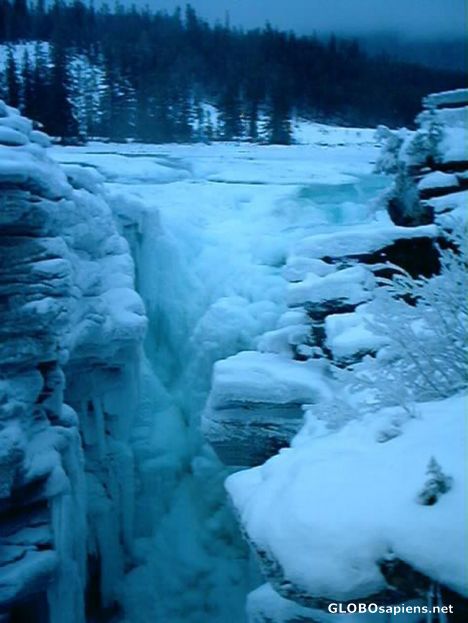 Postcard Athabasca Falls