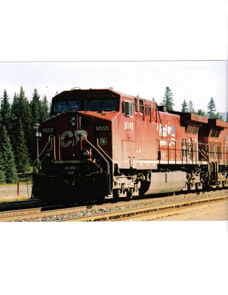 Postcard Fret Train at Banff station