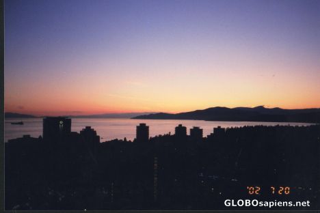 Postcard Sunset in Vancouver