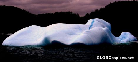 Postcard Iceberg nearby Twillingate