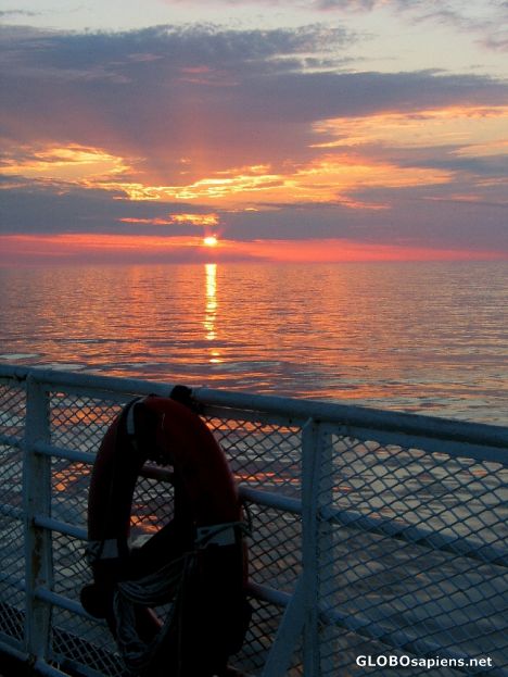 Postcard Sunrise at Cabot Strait