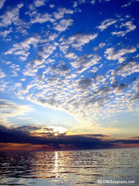 Postcard Morning sky - Cabot Strait