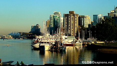Postcard Vancouver Marina